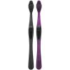 imageOralB 3D White Charcoal toothbrush 2 count MEDIUM manual tootbrush pack Whitens teeth removes plaque and stains tongue scraper tooth brush2 Count Pack of 1