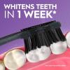imageOralB 3D White Charcoal toothbrush 2 count MEDIUM manual tootbrush pack Whitens teeth removes plaque and stains tongue scraper tooth brush2 Count Pack of 1
