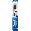 imageOralB 3D White Charcoal toothbrush 2 count SOFT manual tootbrush pack Whitens teeth removes plaque and stains tongue scraper tooth brush1 Count Pack of 1