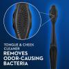 imageOralB 3D White Charcoal toothbrush 2 count SOFT manual tootbrush pack Whitens teeth removes plaque and stains tongue scraper tooth brush1 Count Pack of 1