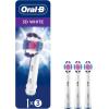 imageOralB 3D White Electric Toothbrush Replacement Brush Heads Refill 3 CountWhite