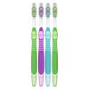 imageOralB 3D White Stain Eraser 4 count SOFT manual tootbrush pack Removes Stains Whitens Teeth Tongue and Cheek Cleaner
