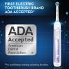 imageOralB 7500 Electric Toothbrush with Replacement Brush Heads and Travel Case BlackOrchid Purple
