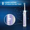 imageOralB 7500 Electric Toothbrush with Replacement Brush Heads and Travel Case BlackOrchid Purple