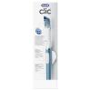 imageOralB Clic Toothbrush Alaska Blue with 2 Replaceable Heads and Magnetic Toothbrush Holder