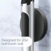 imageOralB Clic Toothbrush Chrome White with 1 Bonus Replacement Brush Head and Magnetic Toothbrush HolderChrome Black