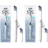 imageOralB Clic Toothbrush Chrome White with 1 Bonus Replacement Brush Head and Magnetic Toothbrush HolderChromeWhite