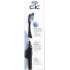 imageOralB Clic Toothbrush Chrome White with 1 Bonus Replacement Brush Head and Magnetic Toothbrush HolderMatte Black