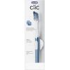imageOralB Clic Toothbrush Chrome White with 1 Bonus Replacement Brush Head and Magnetic Toothbrush HolderMetallic Alaska Blue