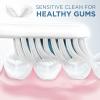 imageOralB Clic Toothbrush Sensitive Clean Replacement Brush Heads Black 2 Count