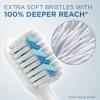imageOralB Clic Toothbrush Sensitive Clean Replacement Brush Heads Black 2 Count
