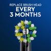 imageOralB CrossAction Electric Toothbrush Replacement Brush Heads Refill 4ctWhite