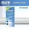imageOralB Dental Floss for Braces Super Floss PreCut Strands Mint 50 Count Pack of 2Mint