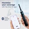 imageOralB Genius X Limited Rechargeable Electric Toothbrush with 1 Replacement Brush Head Travel Case WhiteMidnight Black