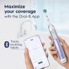 imageOralB Genius X Limited Rechargeable Electric Toothbrush with 1 Replacement Brush Head Travel Case WhitePurple