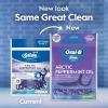 imageOralB Glide Peppermint Dental Floss Picks with Arctic Peppermint Oil Flavor 75 Count Pack of 375 Foot Pack of 3