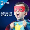 imageOralB Kids Battery Toothbrush Featuring Marvels Spiderman Soft Bristles Replaceable Brush Head for Kids 3RedBlue