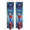 imageOralB Kids Battery Toothbrush Featuring Marvels Spiderman Soft Bristles for Kids 3Red