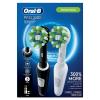 imageOralB Pro 1000 CrossAction Electric Toothbrush Black and White 2 CountBlack  White