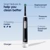imageOralB Pro Limited Electric Toothbrush with 2 Brush Heads Rechargeable BlackBlack