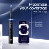 imageOralB iO Deep Clean  Protect Rechargeable Electric Toothbrush Black with a iO Series 7 Toothbrush 2 Replacement Brush Heads and a Charging Travel Case