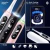 imageOralB iO Deep Clean  Protect Rechargeable Electric Toothbrush Black with a iO Series 7 Toothbrush 2 Replacement Brush Heads and a Charging Travel Case