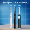 imageOralB iO Series 2 Rechargeable Electric Powered Toothbrush Starter Kit Pure White with 2 Brush Heads  Automatic Pressure Sensor to Protect Gums  3 Modes  2 Min TimerPure White