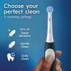 imageOralB iO Series 2 Rechargeable Electric Powered Toothbrush Starter Kit Pure White with 2 Brush Heads  Automatic Pressure Sensor to Protect Gums  3 Modes  2 Min TimerForest Green