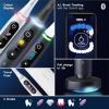 imageOralB iO Series 8 Electric Toothbrush with 2 Replacement Brush Heads and Travel Case Rechargeable Toothbrush Black OnyxBlackonyx