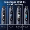 imageOralB iO Series 8 Electric Toothbrush with 2 Replacement Brush Heads and Travel Case Rechargeable Toothbrush Black OnyxVioletametrine