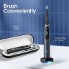 imageOralB iO Series 8 Electric Toothbrush with 2 Replacement Brush Heads and Travel Case Rechargeable Toothbrush Black OnyxVioletametrine