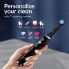imageOralB iO Series 9 Electric Toothbrush with 3 Replacement Brush Heads Black OnyxAquamarine