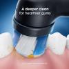imageOralB iO Series Ultimate Clean Electric Toothbrush Replacement Brush Heads for an OralB Electric Toothbrush 2 count WhiteBlack