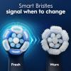 imageOralB iO Series Ultimate Clean Electric Toothbrush Replacement Brush Heads for an OralB Electric Toothbrush 2 count WhiteBlack