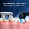 imageOralB iO Series Ultimate Clean Electric Toothbrush Replacement Brush Heads for an OralB Electric Toothbrush 2 count WhiteBlack
