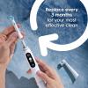 imageOralB iO Series Ultimate Clean Electric Toothbrush Replacement Brush Heads for an OralB Electric Toothbrush 2 count WhiteBlack