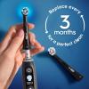 imageOralB iO Series Ultimate Clean Electric Toothbrush Replacement Brush Heads for an OralB Electric Toothbrush 2 count WhiteBlack