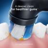 imageOralB iO Series Ultimate Clean Electric Toothbrush Replacement Brush Heads for an OralB Electric Toothbrush 2 count WhiteBlack