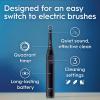 imageOralB iO Simple Clean Rechargeable Electric Powered Toothbrush Night Black with 1 Gentle Care Brush Head and 1 Black Travel Case  Automatic Pressure Sensor to Protect Gums  3 Modes  2 Min TimerNight Black