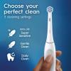 imageOralB iO Simple Clean Rechargeable Electric Powered Toothbrush Night Black with 1 Gentle Care Brush Head and 1 Black Travel Case  Automatic Pressure Sensor to Protect Gums  3 Modes  2 Min TimerPure White