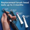 imageOralB iO Simple Clean Rechargeable Electric Powered Toothbrush Night Black with 1 Gentle Care Brush Head and 1 Black Travel Case  Automatic Pressure Sensor to Protect Gums  3 Modes  2 Min TimerNight Black