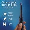 imageOralB iO Simple Clean Rechargeable Electric Powered Toothbrush Night Black with 1 Gentle Care Brush Head and 1 Black Travel Case  Automatic Pressure Sensor to Protect Gums  3 Modes  2 Min TimerNight Black