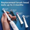 imageOralB iO Simple Clean Rechargeable Electric Powered Toothbrush Night Black with 1 Gentle Care Brush Head and 1 Black Travel Case  Automatic Pressure Sensor to Protect Gums  3 Modes  2 Min TimerPure White