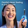 imageOralB iO Simple Clean Rechargeable Electric Powered Toothbrush Night Black with 1 Gentle Care Brush Head and 1 Black Travel Case  Automatic Pressure Sensor to Protect Gums  3 Modes  2 Min TimerPure White