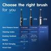 imageOralB iO3 Electric Toothbrush 1 with 1 Ultimate Clean Brush Head and 1 Charger BlackIcy Blue