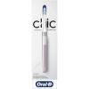 imageOralB Clic Toothbrush Chrome White with 1 Bonus Replacement Brush Head and Magnetic Toothbrush HolderMetallic Rose