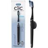 imageOralB Clic Toothbrush Chrome White with 1 Bonus Replacement Brush Head and Magnetic Toothbrush HolderOnyx Black