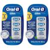 imageOralB Glide Dental Floss Shred Resistant Gentle on Gums Natural Wax Slides Smoothly Deep Clean Cool Mint Flavor 40 M 3 Count13123 Foot Pack of 6