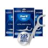imageOralB Glide Ultra Deep Clean Floss Picks Removes Food and Plaque Cool Mint Flavor 75 Floss Picks Pack of 3