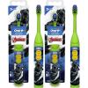 imageOralB Kids Battery Toothbrush Featuring Marvels Avengers Soft Bristles for Kids 3 Character May Vary1 Count Pack of 2